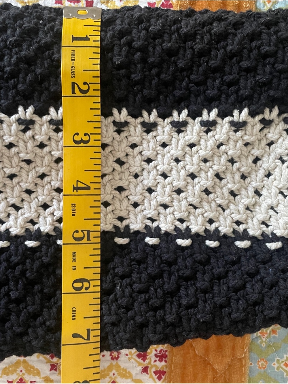NWT Curateur x Laude The Label Gabby Mini Macrame Bag Black and White Cotton - Picture 8 of 10